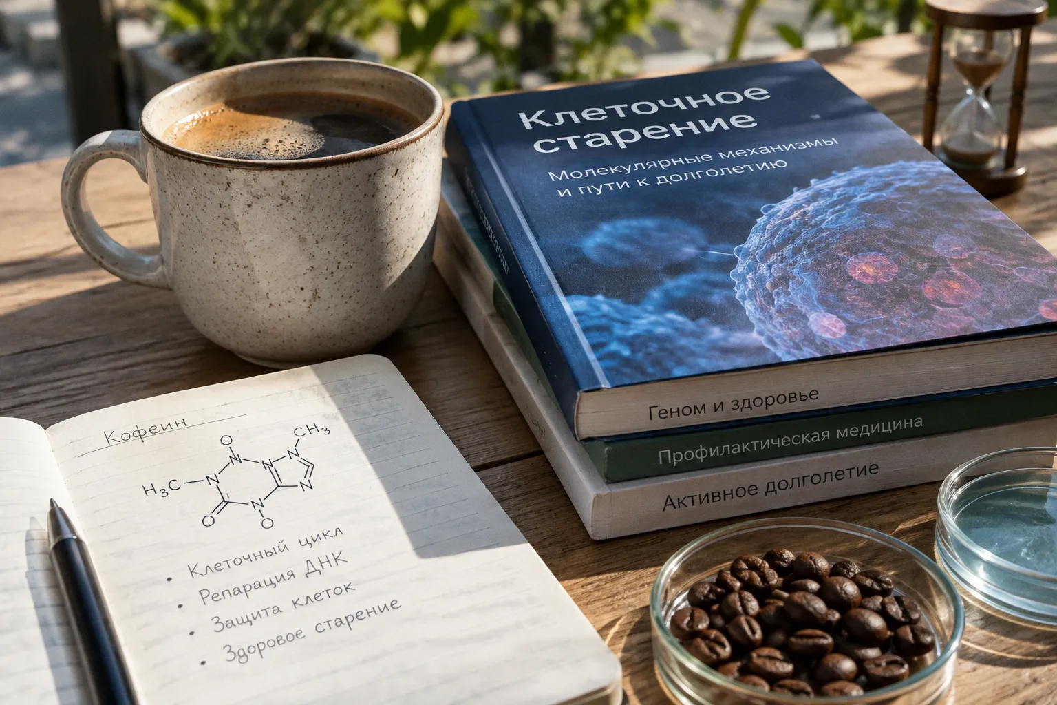 Кофеин активирует древний клеточный механизм, связанный с замедлением старения